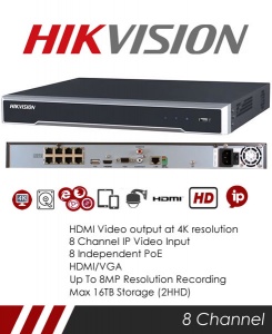 Hikvision DS-7608NI-K2/8P 8CH NVR CCTV Recorder